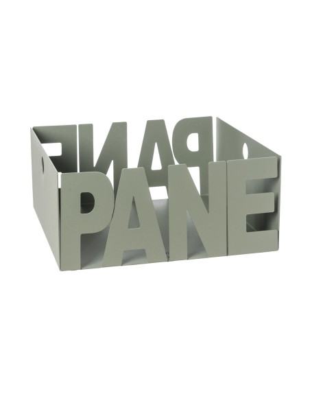 Arti & Mestieri - Porta pane Letter-bianco marmo 23 x 23 x 10 cm di altezza