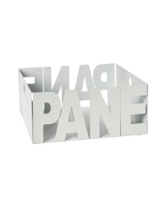 Arti & Mestieri - Porta pane Letter-bianco marmo 23 x 23 x 10 cm di altezza