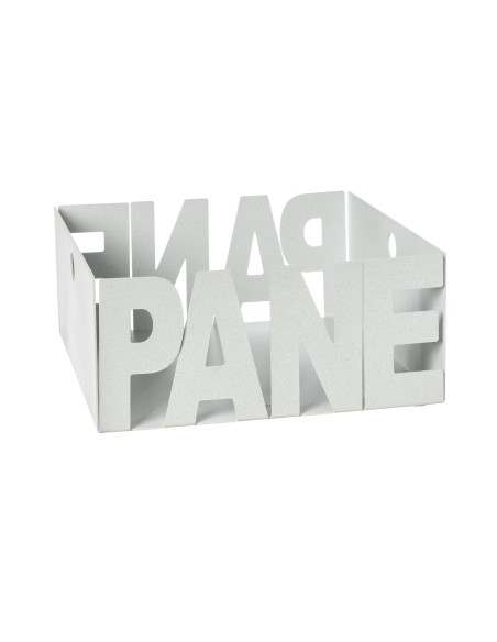 Arti & Mestieri - Porta pane Letter-bianco marmo 23 x 23 x 10 cm di altezza
