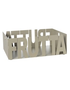 Arti & Mestieri - Fruttiera Letter-sabbia giada  32x23x11H  cm di altezza