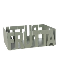 Arti & Mestieri - Fruttiera Letter-giada-2 x 23 x 11 cm di altezza