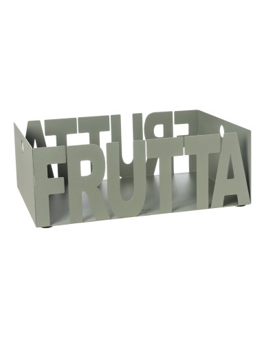 Arti & Mestieri - Fruttiera Letter-giada-2 x 23 x 11 cm di altezza