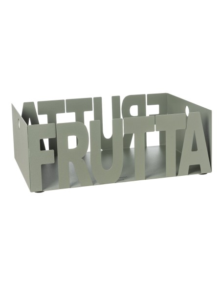 Arti & Mestieri - Fruttiera Letter-giada-2 x 23 x 11 cm di altezza