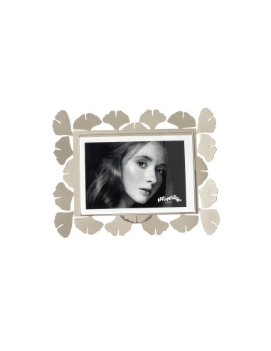 Arti & Mestieri - Portafoto Ginkgo piccolo orizzontale-sabbia 22 x 17 cm di altezza (15x10 formato foto)