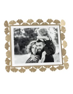 Arti & Mestieri - Portafoto Ginkgo maxi orizzontale-miele32 x 27 cm di altezza (25x20 formato foto)