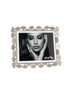 Arti & Mestieri - Portafoto Ginkgo grande orizzontale-miele 25 x 20 cm di altezza (18x13 formato foto) 2