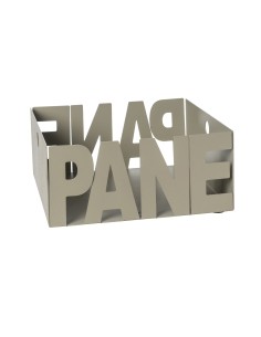 Arti & Mestieri - Porta pane Letter-sabbia 23 x 23 x 10 cm di altezza