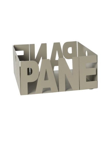 Arti & Mestieri - Porta pane Letter-sabbia 23 x 23 x 10 cm di altezza