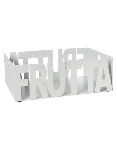 Arti & Mestieri - Fruttiera Letter-bianco marmo 32x23x11H  cm di altezza