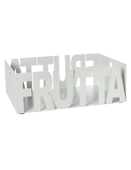 Arti & Mestieri - Fruttiera Letter-bianco marmo 32x23x11H  cm di altezza