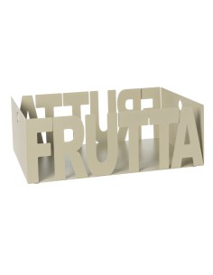 Arti & Mestieri - Fruttiera Letter-chantilly 32x23x11H  cm di altezza