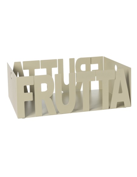 Arti & Mestieri - Fruttiera Letter-chantilly 32x23x11H  cm di altezza