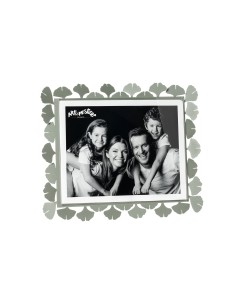Arti & Mestieri - Portafoto Ginkgo grande orizzontale-giada 25 x 20 cm di altezza (18x13 formato foto)