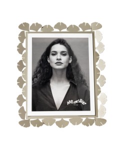 Arti & Mestieri - Portafoto Ginkgo maxi-sabbia-27 x 32 cm di altezza (20x25 formato foto)