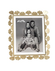 Arti & Mestieri - Portafoto Ginkgo maxi-miele 27 x 32 cm di altezza (20x25 formato foto)