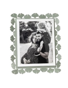 Arti & Mestieri - Portafoto Ginkgo maxi-bianco marmo 27 x 32 cm di altezza (20x25 formato foto) 2