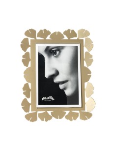 Arti & Mestieri - Portafoto Ginkgo grande-miele 20 x 25 cm di altezza (13 x 18 formato foto)