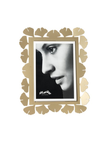Arti & Mestieri - Portafoto Ginkgo grande-miele 20 x 25 cm di altezza (13 x 18 formato foto)