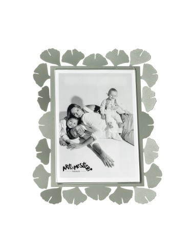 Arti & Mestieri - Portafoto Ginkgo grande-giada 20 x 25 cm di altezza (13 x 18 formato foto)