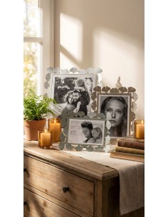 Arti & Mestieri - Portafoto Ginkgo piccolo-miele 17 x 22 cm di altezza (10x15 formato foto) 2