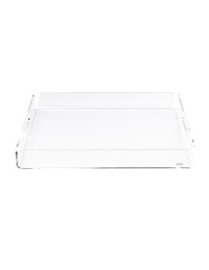 Vesta Home - Vassoio Quadrato Grande Like Water·trasparente·40 X 40 X 5 H Th 5 Mm 2