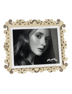 Arti & Mestieri - Portafoto Koko maxi orizzontale-beige/crema 32 x 27 cm di altezza (20x25 formato foto)