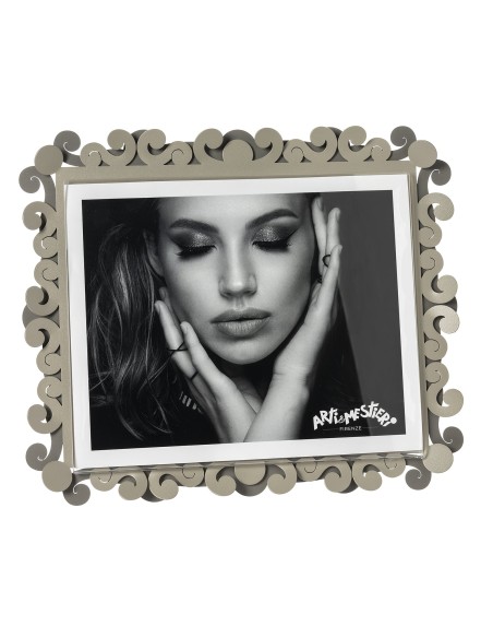 Arti & Mestieri - Portafoto Koko maxi orizzontale-fango/sabbia 32 x 27 cm di altezza (20x25 formato foto)