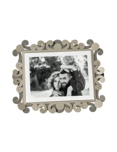 Arti & Mestieri - Portafoto Koko grande orizzontale-fango/sabbia 25 x 20 cm di altezza (13x18 formato foto)