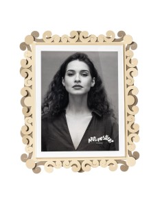 Arti & Mestieri - Portafoto Koko maxi-beige/crema-27 x 32 cm di altezza (20x25 formato foto)