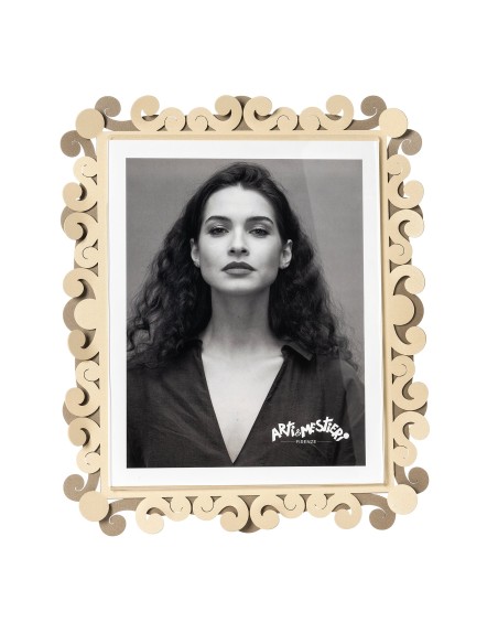 Arti & Mestieri - Portafoto Koko maxi-beige/crema-27 x 32 cm di altezza (20x25 formato foto)