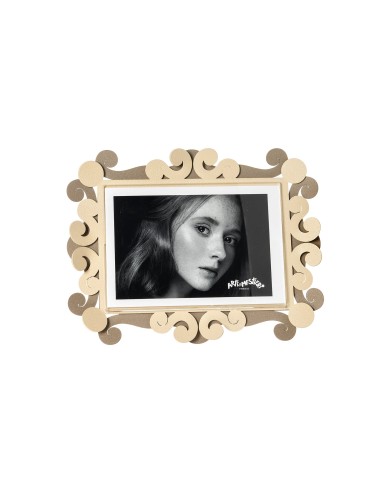 Arti & Mestieri - Portafoto Koko piccolo orizzontale-beige/crema 25 x 20 cm di altezza (13x18 formato foto)