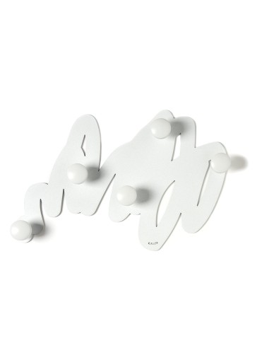 Arti & Mestieri - Appendiabiti Marea-bianco marmo 50 x 32 cm di altezza