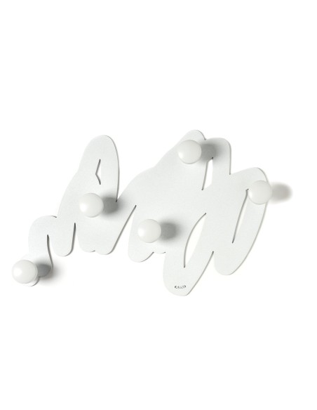 Arti & Mestieri - Appendiabiti Marea-bianco marmo 50 x 32 cm di altezza