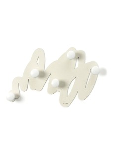 Arti & Mestieri - Appendiabiti Marea-bianco marmo 50 x 32 cm di altezza 2