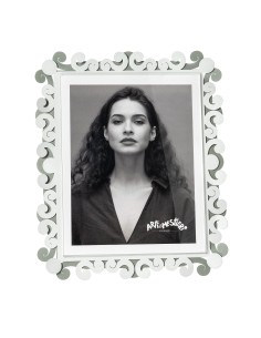 Arti & Mestieri - Portafoto Koko maxi-giada/bianco marmo 27 x 32 cm di altezza (20x25 formato foto)