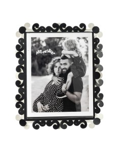 Arti & Mestieri - Portafoto Koko maxi-giada/bianco marmo 27 x 32 cm di altezza (20x25 formato foto) 2
