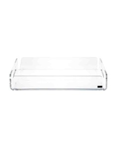 Vesta Home - Vassoio Quadrato Piccolo Like Water·trasparente·30 X 30 X 5 H Th. 5 Mm
