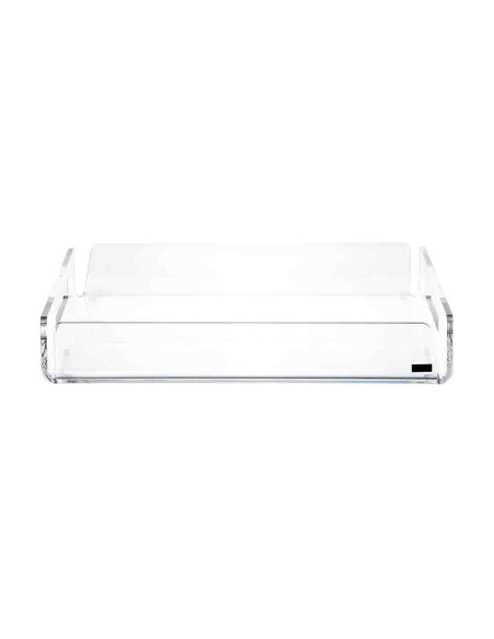 Vesta Home - Vassoio Quadrato Piccolo Like Water·trasparente·30 X 30 X 5 H Th. 5 Mm