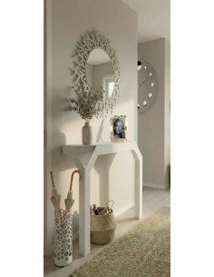 Arti & Mestieri - Consolle Uncorner-bianco marmo 110 x 35 x 85 cm di altezza 2