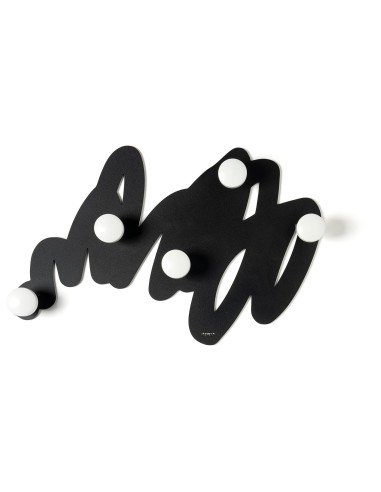 Arti & Mestieri - Appendiabiti Marea-nero-50 x 32 cm di altezza