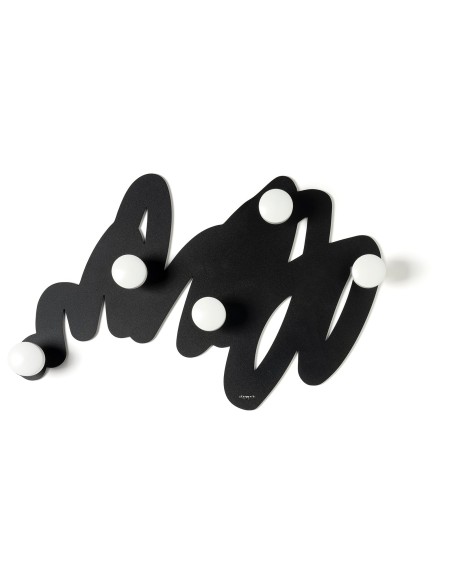 Arti & Mestieri - Appendiabiti Marea-nero-50 x 32 cm di altezza