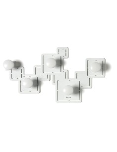 Arti & Mestieri - Appendiabiti Malago-bianco marmo-avorio 45 x 25 cm di altezza