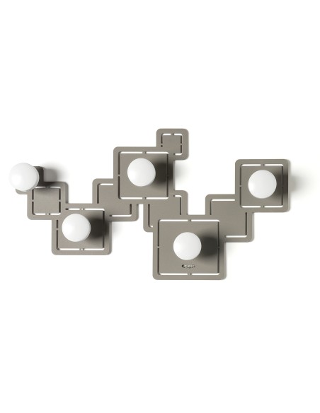 Arti & Mestieri-Appendiabiti Malago bianco marmo cm 45x25H