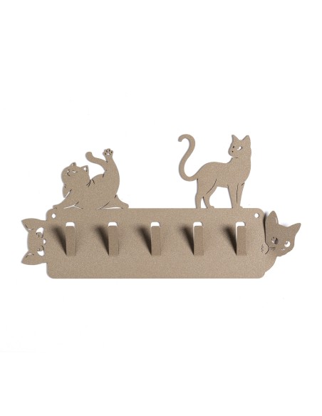 Arti & Mestieri - Porta chiavi da parete Silvestro & Matisse colore beige 29x15h cm