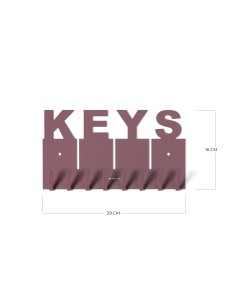 Arti & Mestieri - Portachiavi di design Keys bianco marmo 29x16h cm 2