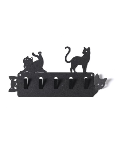 Arti & Mestieri - Porta chiavi da parete Silvestro & Matisse colore nero 29x15h cm