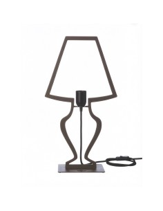Arti & Mestieri - Lampada da tavolo design Silhouette grande- fango 30 x 54 cm di altezza