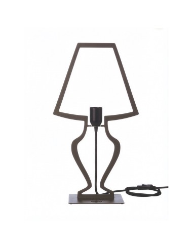 Arti & Mestieri - Lampada da tavolo design Silhouette grande- fango 30 x 54 cm di altezza