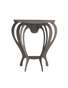 Arti & Mestieri - Piccola consolle di design Ballerina fango 80 x 35 x 80 cm di altezza