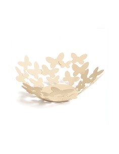 Arti & Mestieri - Centro tavola moderno piccolo con farfalle Butterfly-chantilly 28 x 11 cm di altezza